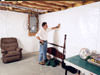 A basement wall covering for creating a vapor barrier on basement walls in Wooster, Massillon, Canton